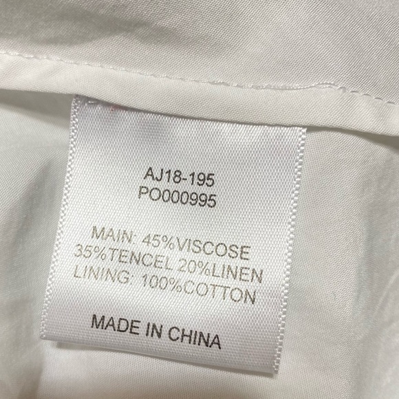 AJE Black & White Striped Tablas Mini Ruffles Wrap Dress Long Sleeve Size 6 NWOT - Picture 12 of 12